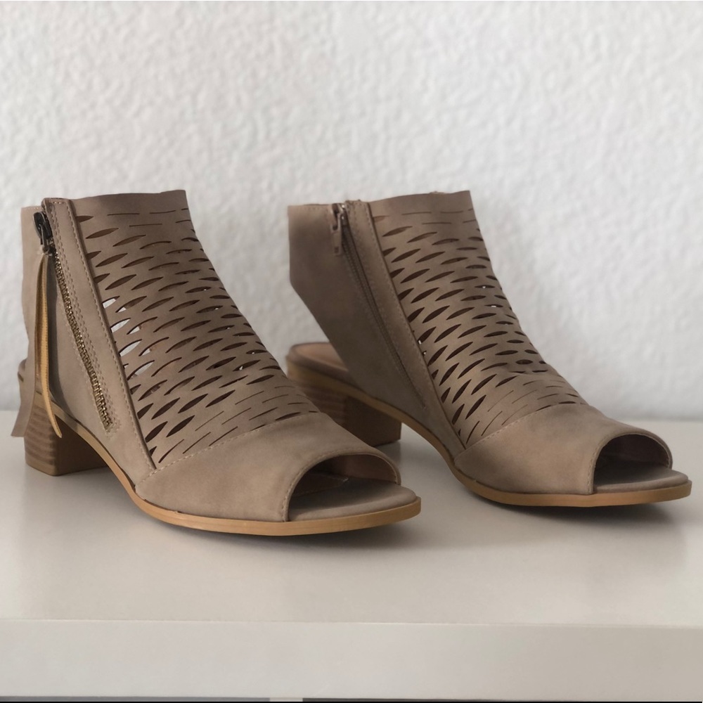 Tan Suede Diba Bootie